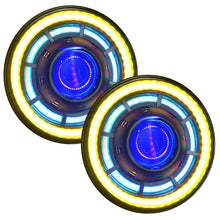 Load image into Gallery viewer, Oracle Oculus 7in ColorSHIFT Bi-LED Projector Headlights for Jeep Wrangler JK NO RETURNS