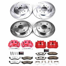 Load image into Gallery viewer, Power Stop 00-01 Dodge Ram 1500 Front Z36 Truck &amp; Tow Kit w/Cals