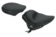 Load image into Gallery viewer, Mustang 11-13 Harley Blackline,12-17 Slim/Slim S Wide Stud Touring Solo Seat w/Studs - Black