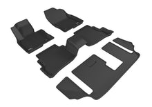 Load image into Gallery viewer, 3D MAXpider 2016-2019 Mazda CX-9 Kagu 1st &amp; 2nd &amp; 3rd Row Floormats - Black
