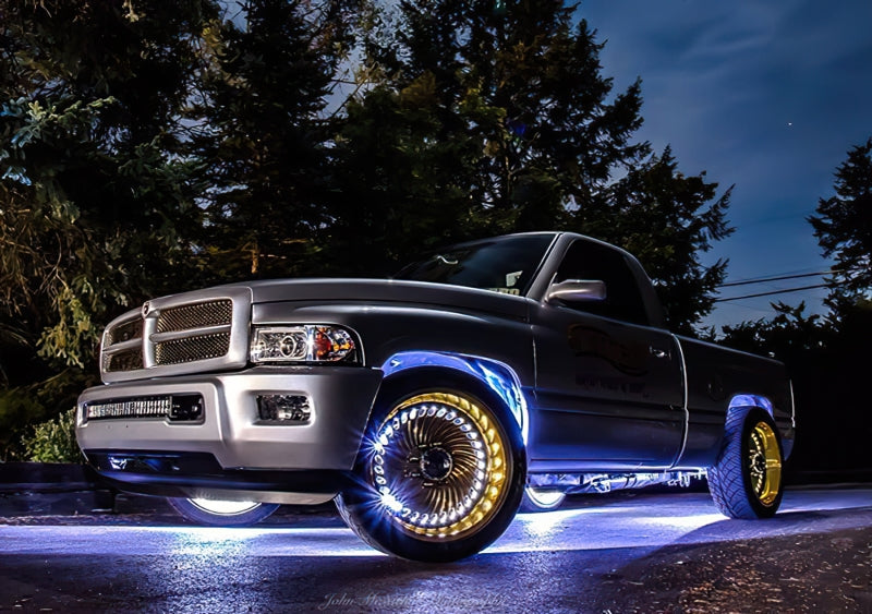 Oracle LED Illuminated Wheel Rings - ColorSHIFT No Remote - ColorSHIFT No Remote NO RETURNS