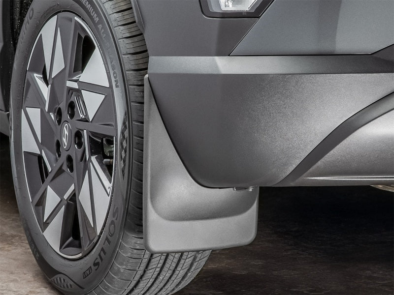 WeatherTech 24-25 Hyundai Kona Rear Mudflaps - Black