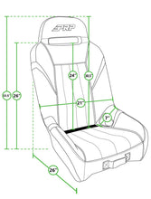 Load image into Gallery viewer, PRP Polaris RZR 570 GT/S.E. Suspension Seats Kit (Pair) - Black &amp; Gray