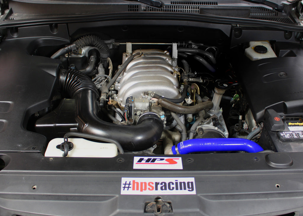 HPS Performance 57-1467R-BLUE High Temp 3-ply Reinforced Silicone