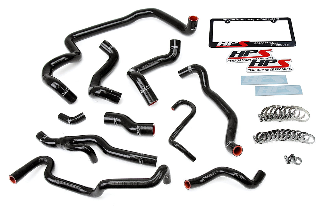 HPS Performance 57-1557-BLK High Temp 3-ply Reinforced Silicone