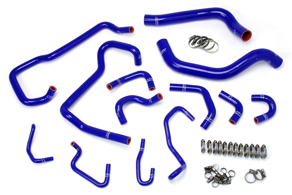 HPS Performance 57-1581-BLUE High Temp 3-ply Reinforced Silicone Replaces Rubber Radiator Heater Hoses