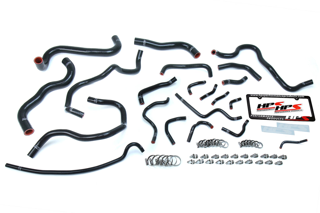 HPS Performance 57-1608-BLK High Temp 3-ply Reinforced Silicone