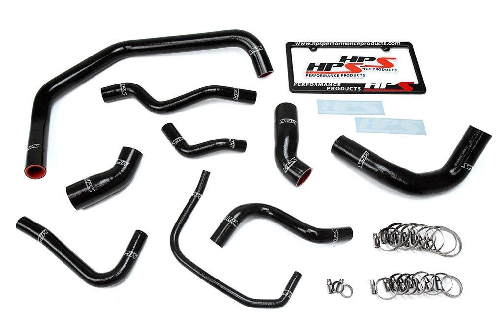 HPS Performance 57-1728-BLK High Temp 3-ply Reinforced Silicone