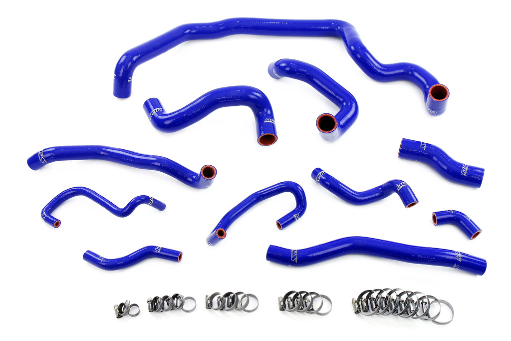 HPS Performance 57-1995-BLUE 3-ply reinforced silicone hoses for radiator
