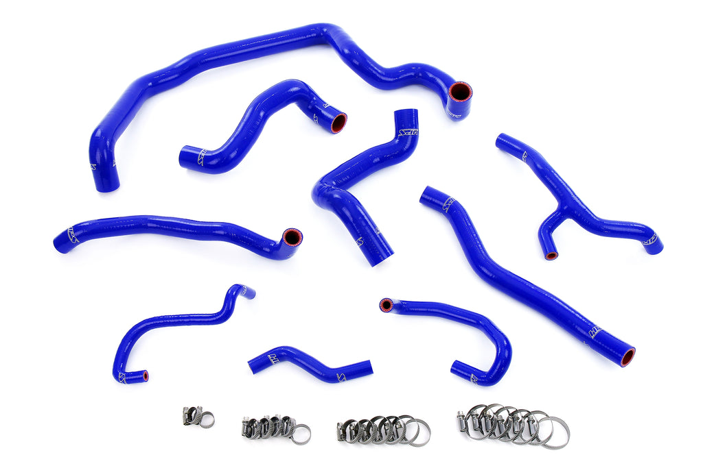 HPS Performance 57-1997-BLUE 3-ply reinforced silicone hoses for radiator