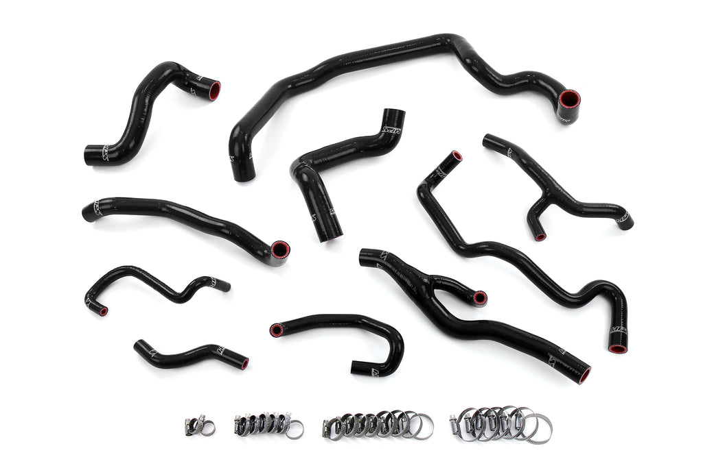 HPS Performance 57-1998-BLK 3-ply reinforced silicone hoses for radiator