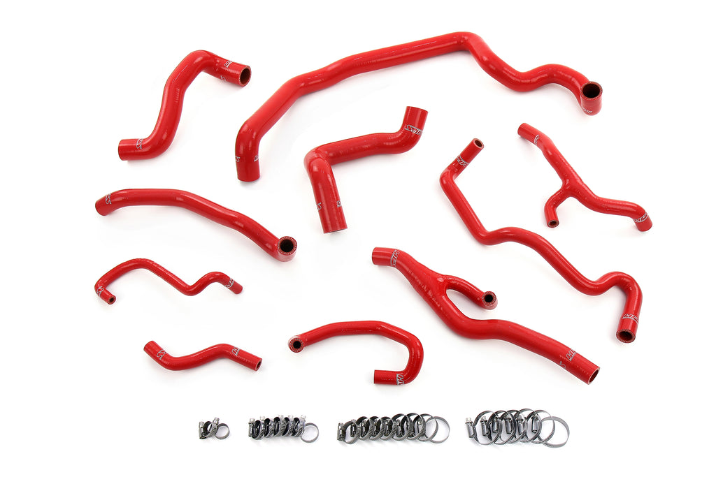 HPS Performance 57-1998-RED 3-ply reinforced silicone hoses for radiator
