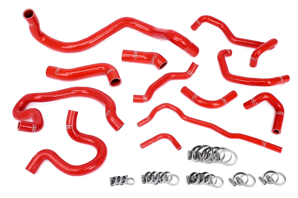 HPS Performance 57-2098-RED 3-ply reinforced silicone radiator