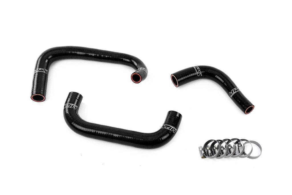 HPS Performance 57-2100-BLK 3-ply reinforced oil-resistant silicone direct replacement breather hoses.