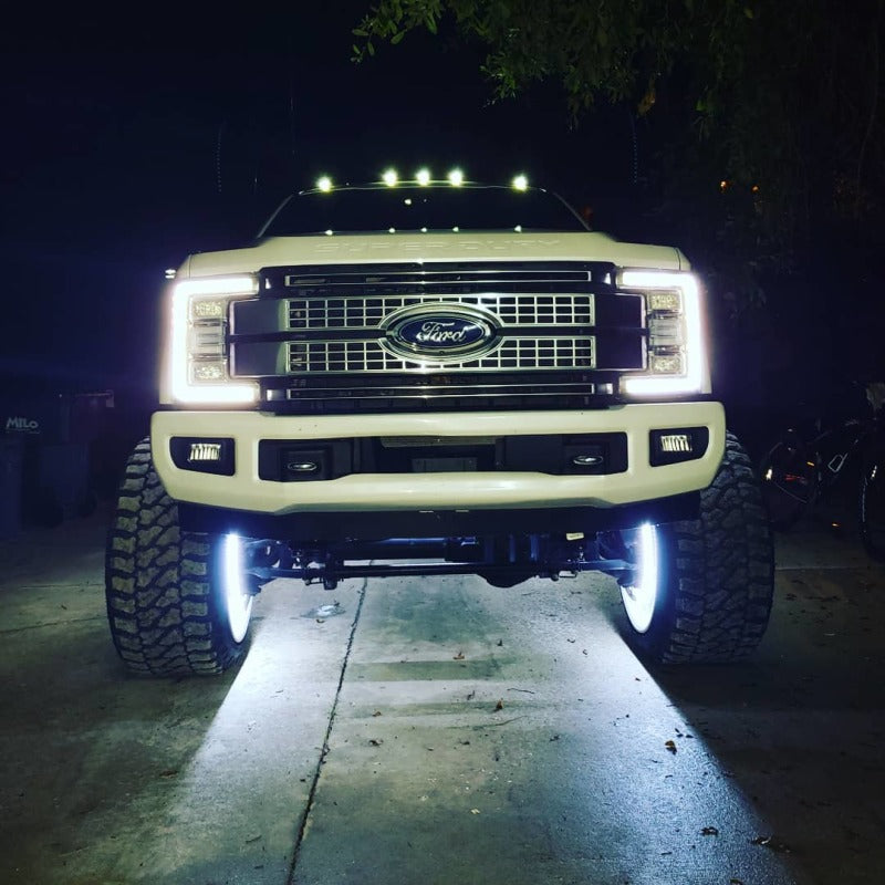 Oracle LED Illuminated Wheel Rings - Double LED - White NO RETURNS