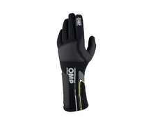 Load image into Gallery viewer, OMP Pro Mech Evo Gloves Black - Size M (Fia 8856-2018)