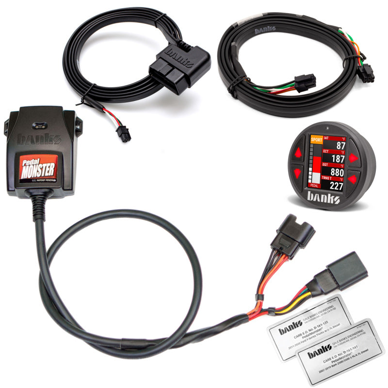 Banks Power Pedal Monster Kit Molex MX64 6 Way w/iDash Pro 07-19 RAM 2500/3500 and 11-20 FORD 6.7L