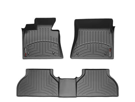 WeatherTech 05-07 Hyundai Tucson Front and Rear FloorLiner - Black