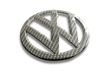 Load image into Gallery viewer, VW Golf 7 - Base, GTI, R - Carbon Fiber Look Emblem Set (2012-2017)