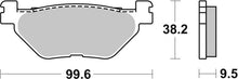 Load image into Gallery viewer, Brembo OE 04-05 Yamaha TDM 900cc Brake Pad - Rear