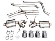 Load image into Gallery viewer, AWE Tuning 19-21 Porsche Macan 3.0T/2.9TT Touring Edition Catback Exhaust w/ Chrome Silver Tips