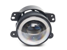 Load image into Gallery viewer, Raxiom 07-18 Jeep Wrangler JK V2 LED Switchback Fog Lights with Amber Turn Signal and Halo Rings