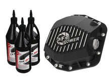 Load image into Gallery viewer, aFe 18-24 Jeep Wrangler JL Dana M220 Pro Series Front Diff Cover w/ Oil - Black