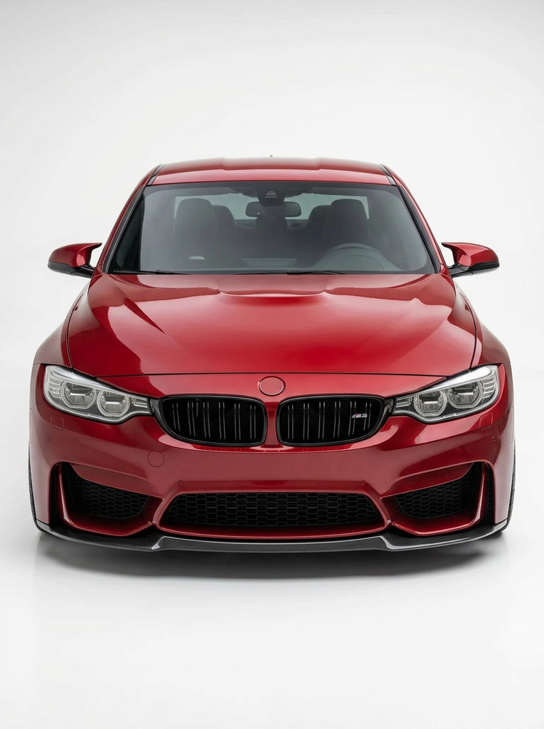 BMW 3 Series F80 M3 F82 F83 M4 CS Style Carbon Fiber Front Lip (2015 - 2019)