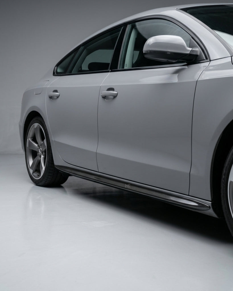 2010–2011 Audi A5 8T Sportback Side Skirt Extensions – Carbon Fiber