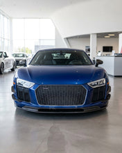 Load image into Gallery viewer, 2016–2018 Audi R8 V10 &amp; V10 Plus Coupe V-Design Front Lip Spoiler – Dry Carbon Fiber
