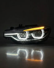 Load image into Gallery viewer, BMW 3 Series F30 LED Headlight Assembly with Triple-Color DRL (Amber / White / Yellow) &amp; High / Low Beam 2012 - 2018