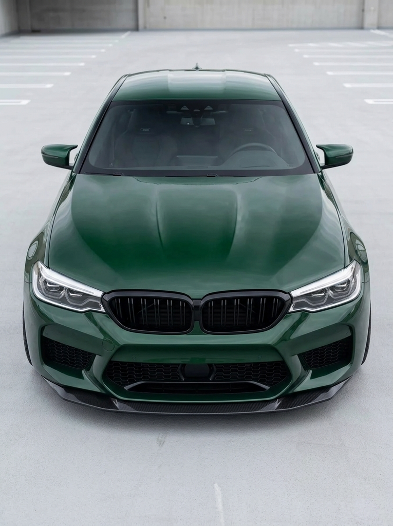 BMW 5 Series F90 M5 GTS Style Carbon Fiber Front Lip Splitter (2019 +)