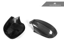 Load image into Gallery viewer, AutoTecknic Dry Carbon Fiber Mirror Cap Set - E90 3-Series Sedan LCI