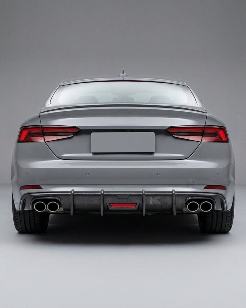 2013–2016 Audi A5 / S5 8T Facelift Rear Bumper Diffuser – Carbon Fiber