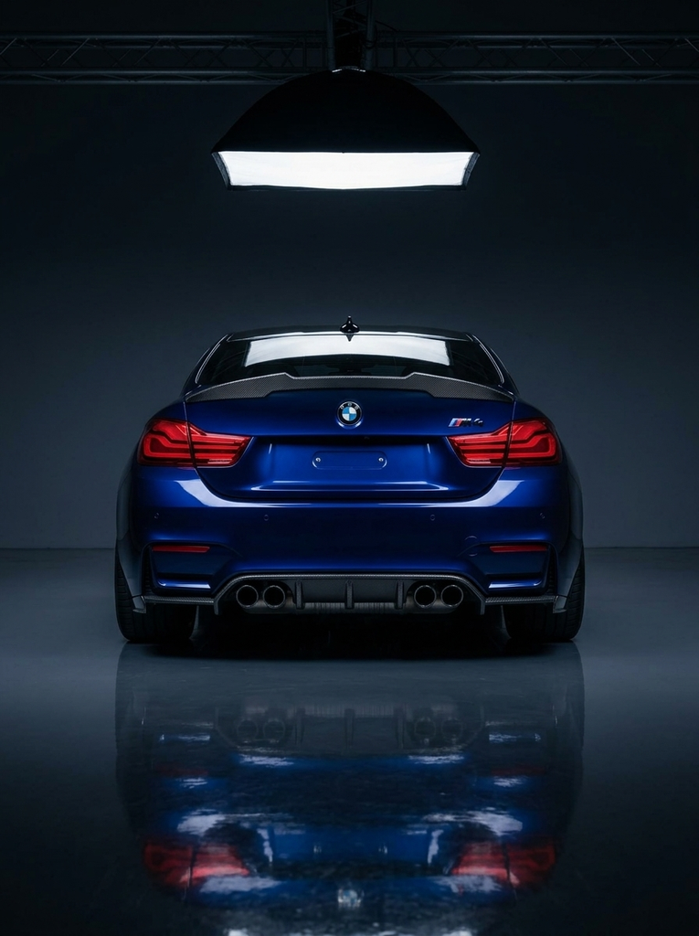 BMW 4 Series F82 M4 PSM Style Carbon Fiber Trunk Spoiler (2014 - 2020)