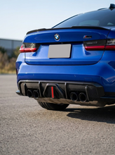 Load image into Gallery viewer, BMW 3 Series G80 M3 G82 G83 M4 Carbon Fiber Rear Diffuser with LED Lights (2019 - 2024)