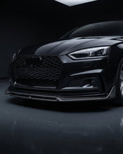 Load image into Gallery viewer, 2017–2019 Audi A5 S-Line / S5 B9 Front Bumper Diffuser Lip – Carbon Fiber