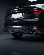 Load image into Gallery viewer, 2017–2019 Audi A5 S-Line / S5 B9 Coupe &amp; Sportback S5 Style Rear Bumper Diffuser – Carbon Fiber