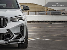 Load image into Gallery viewer, AutoTecknic Dry Carbon Front Bumper Trim Set - F97 X3M LCI | F98 X4M LCI