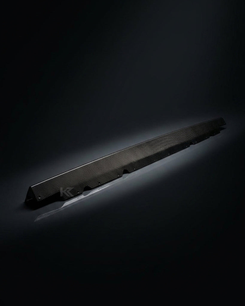 2019–2023 Audi R8 V10 Coupe Side Skirt Extensions – Prepreg Dry Carbon Fiber