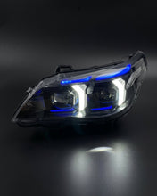 Load image into Gallery viewer, BMW 5 Series E60 Snake Eye LED Headlight Assembly with Dual-Color DRL 2003 - 2010