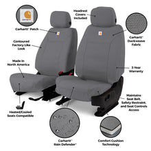 Load image into Gallery viewer, Covercraft 25-26 Toyota 4Runner Carhartt PrecisionFit Custom 1st Row Seat Covers - Gravel