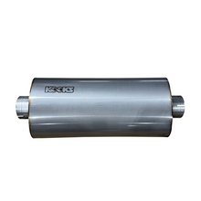 Load image into Gallery viewer, Kooks 3in Oval Clamp In Center/Center Muffler 18in Long Body Polished Stainless Steel