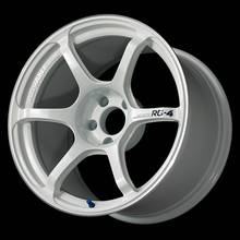 Load image into Gallery viewer, Advan RG-4 17x8.0 / +37 Offset / 5-114.3 / 73mm Bore / Racing White Metallic &amp; Ring