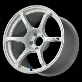 Advan RG-4 17x9.0 / +35 Offset / 5-114.3 / 73mm Bore / Racing White Metallic & Ring