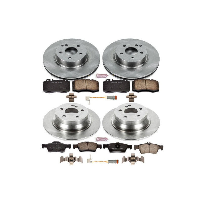 Power Stop 2006 Mercedes-Benz E350 Front and Rear Autospecialty Brake Kit