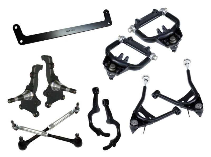 Ridetech 64-66 Ford Mustang Complete Air Suspension System w/ Pin Spindles