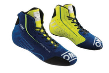 Load image into Gallery viewer, OMP TECNICA SHOES my2025 FIA 8856-2018 BLUE / YELLOW SZ 41
