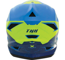 Load image into Gallery viewer, THH Helmets T-42 BMX Xtreme  Blue/Yellow Youth - Small
