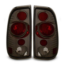 Load image into Gallery viewer, Raxiom 97-03 Ford F-150 Styleside Axial Series Version 2 Tail Lights- Black Housing- Smoked Lens